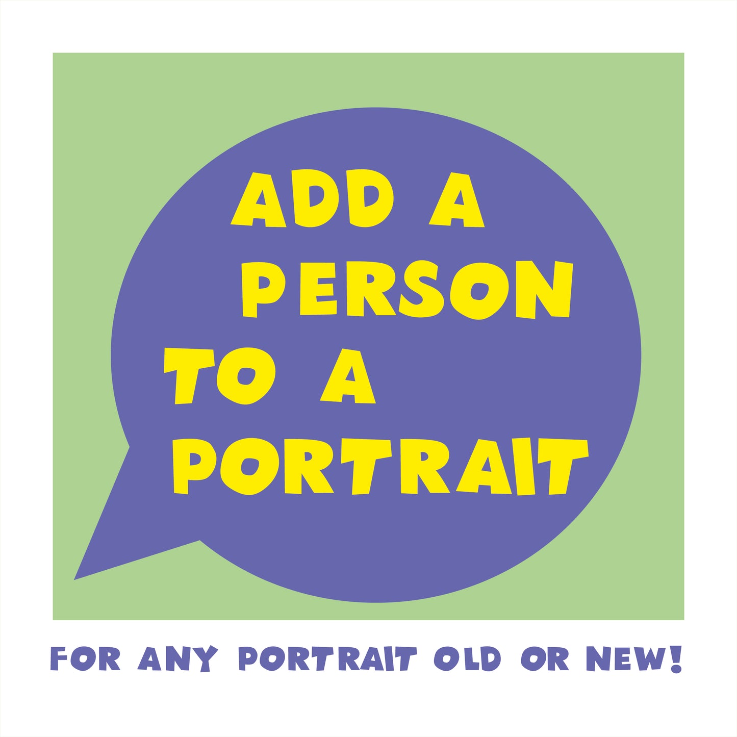 ADD PERSON/ PET TO A PORTRAIT