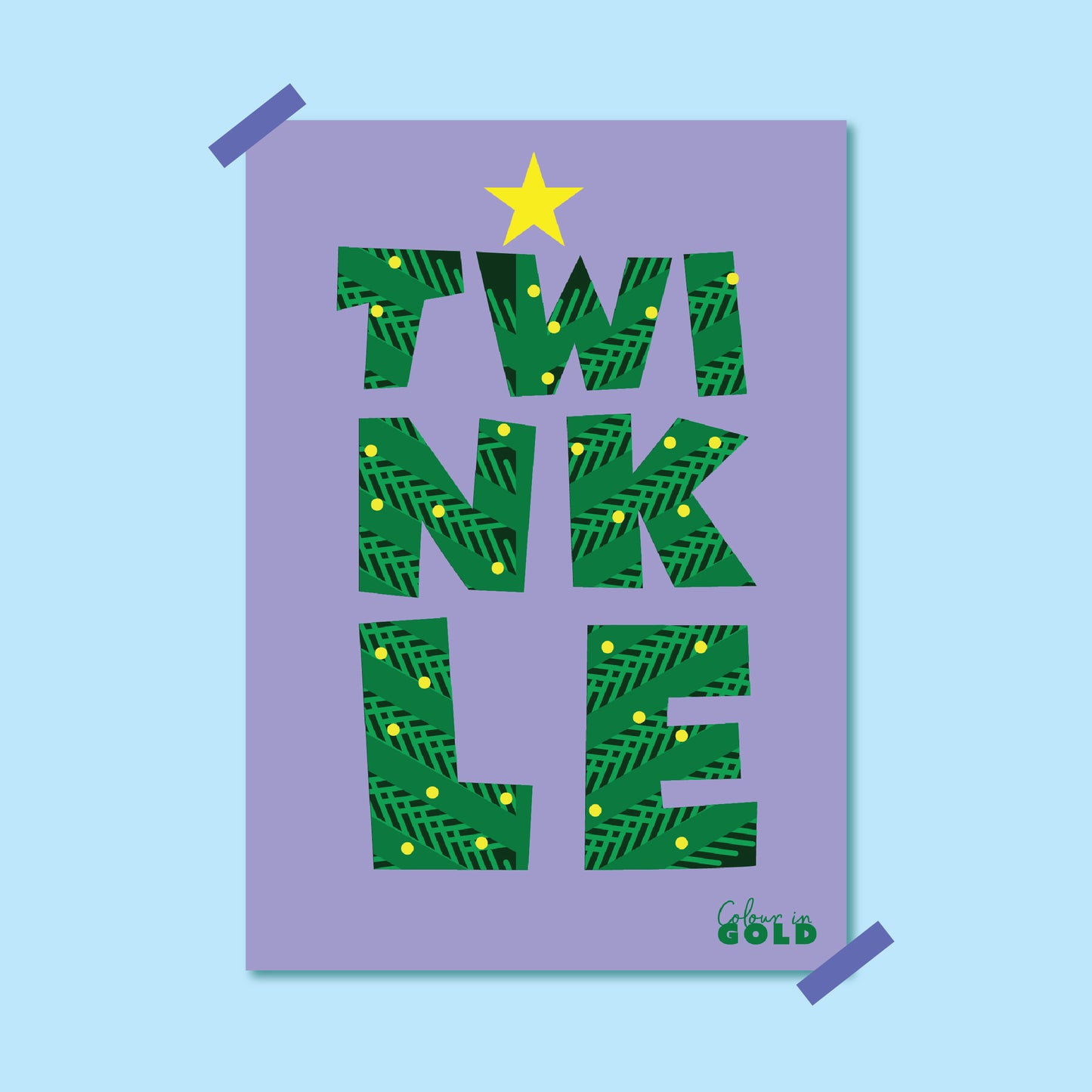 CHRISTMAS TYPOGRAPHIC PRINTS