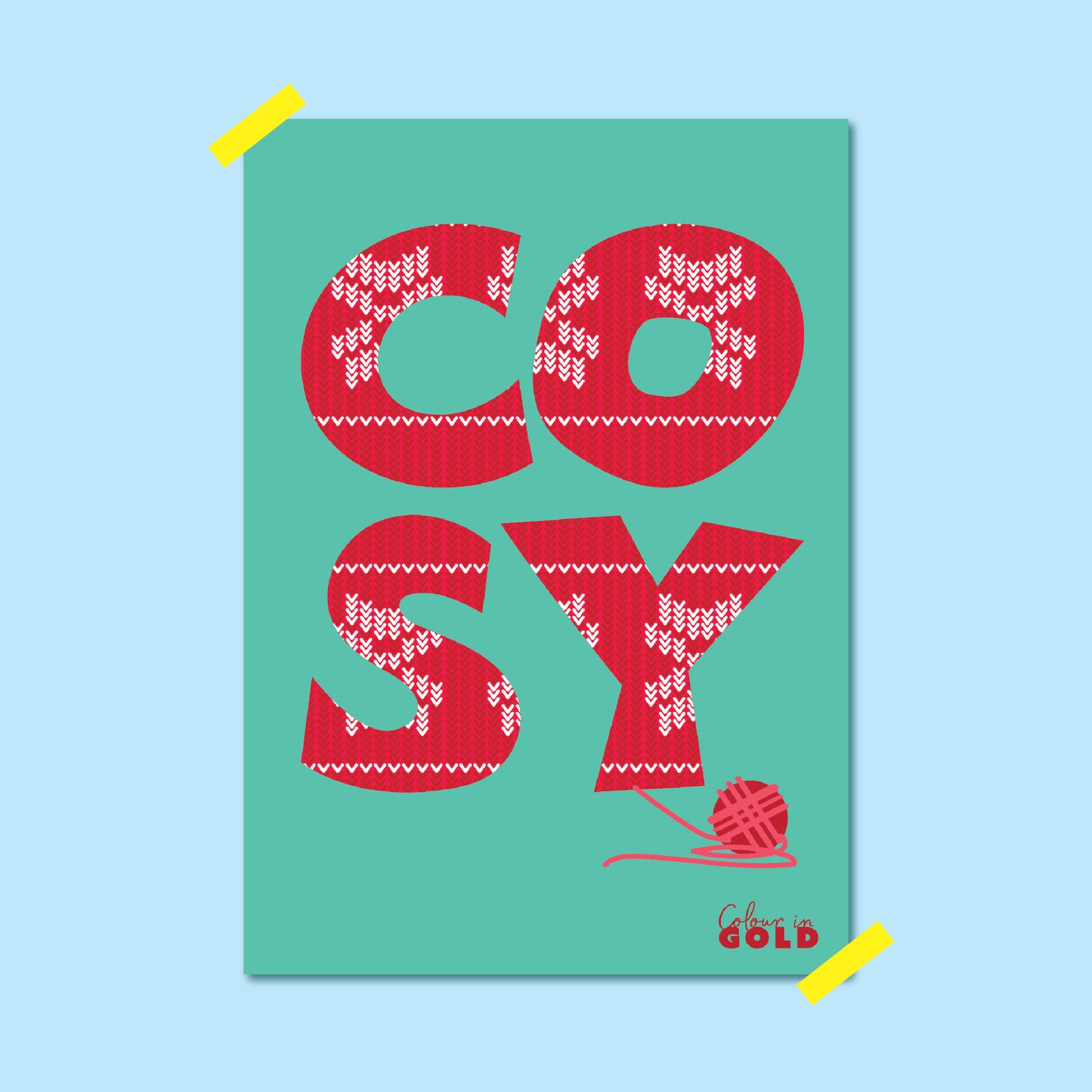 CHRISTMAS TYPOGRAPHIC PRINTS