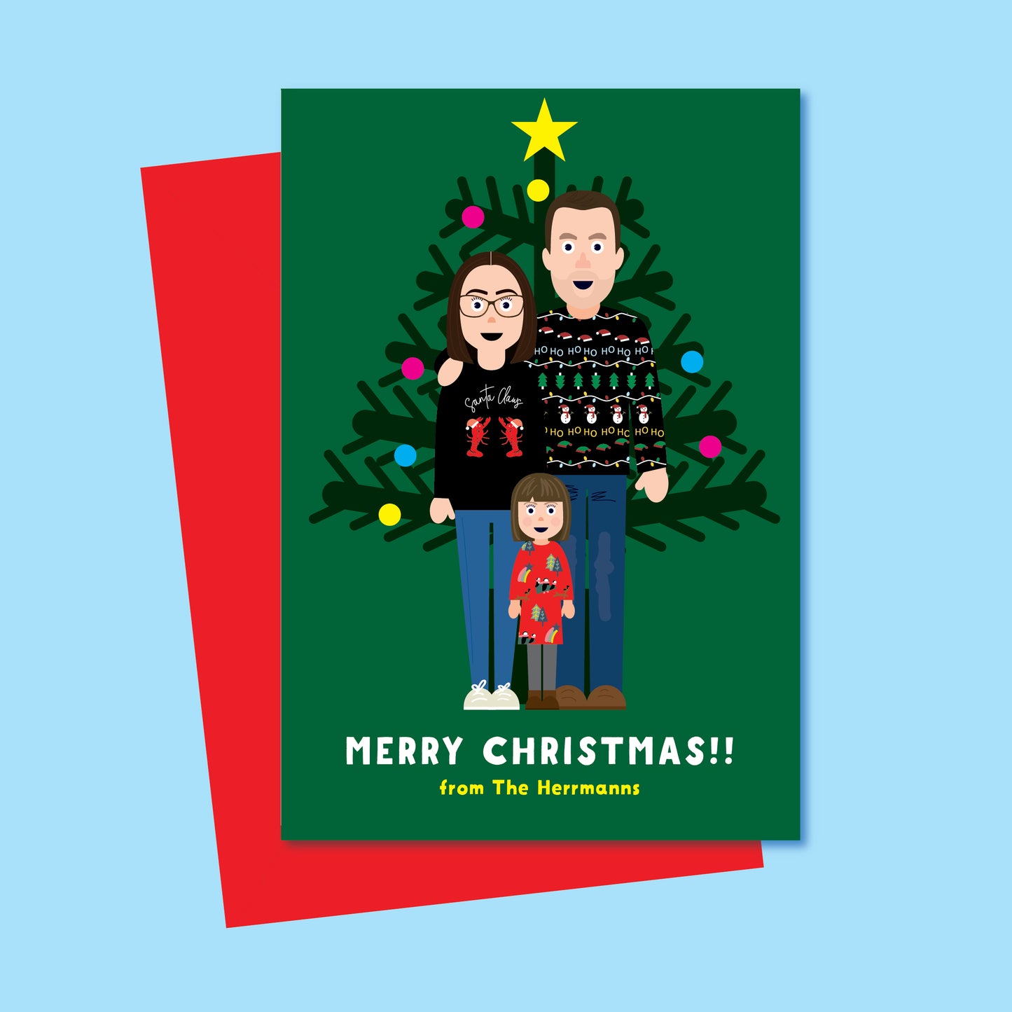 PORTRAIT CHRISTMAS CARDS -New portrait customer