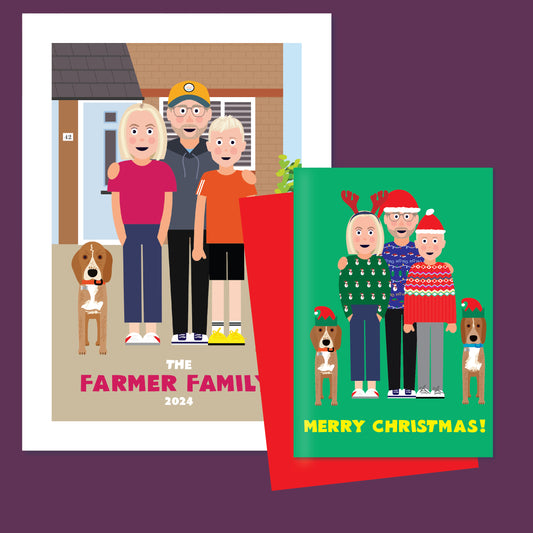 PORTRAIT CHRISTMAS CARDS - Existing portrait customer