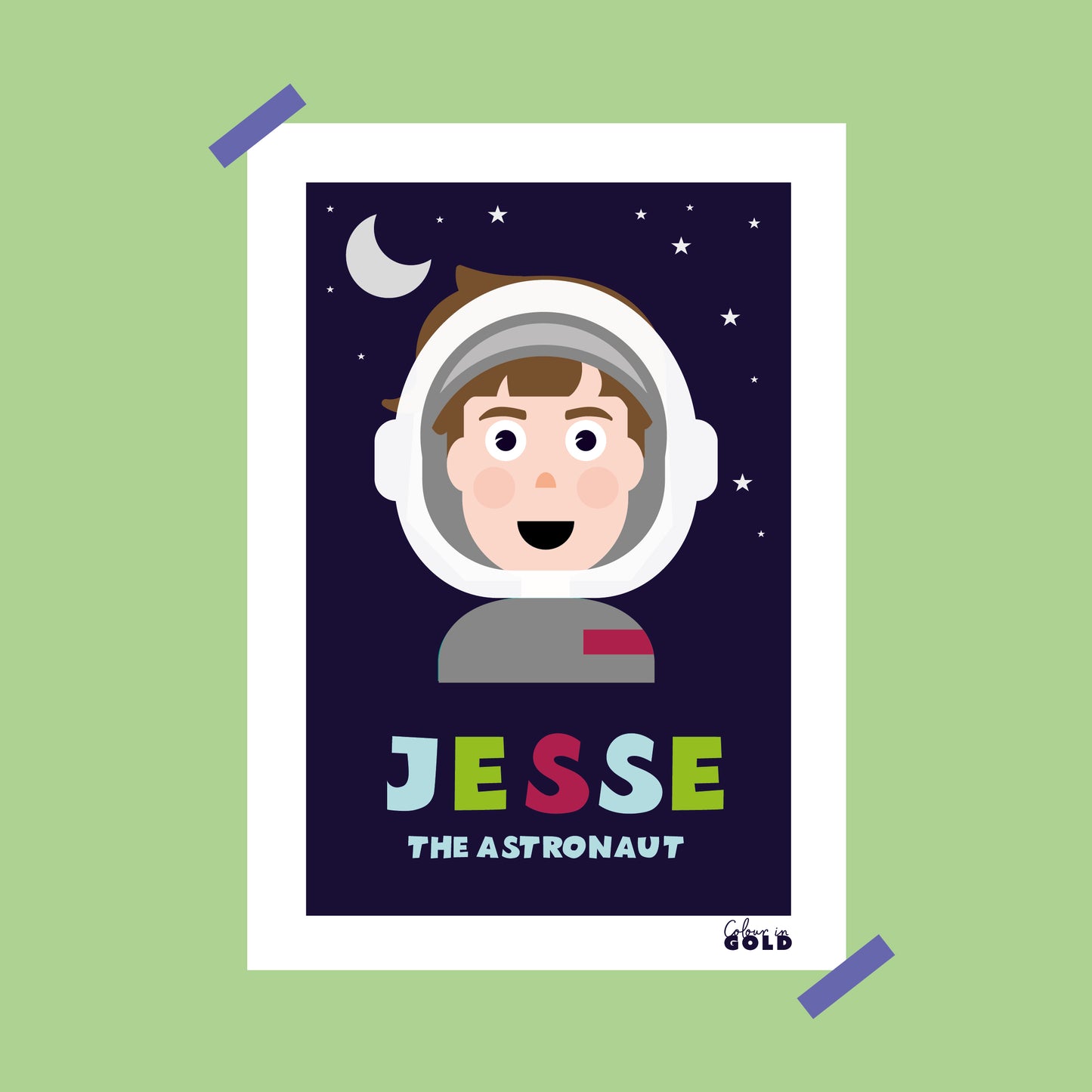 KIDS ASTRONAUT PORTRAIT